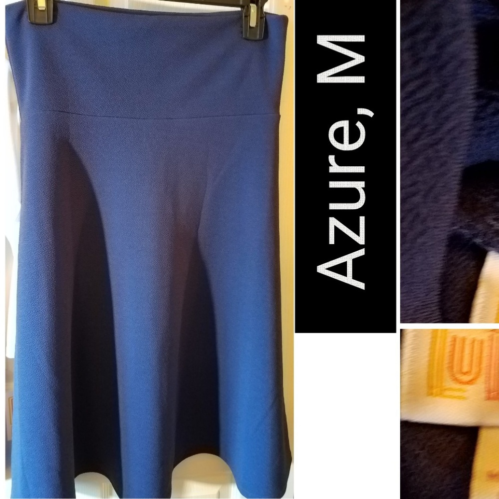 LLR_Roomy/big "Azure" Skirt, Crepe-like